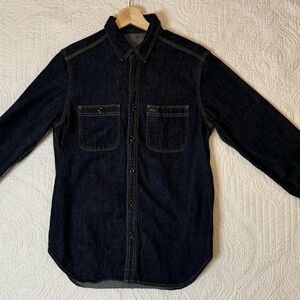GAP 1969 Icon Worker Denim Shirt, Mens Small